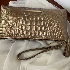 Brahmin Kayla Wristlet / Clutch - Rose Gold